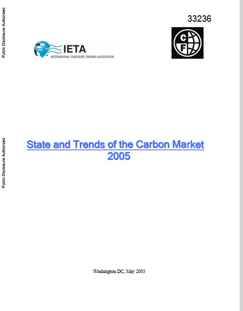 State and Trends of the Carbon Market 2005 cover