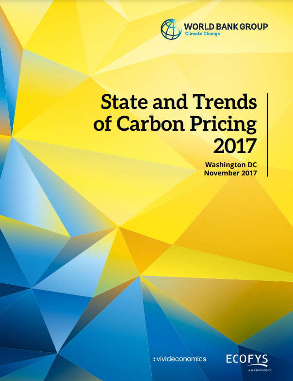 State and Trends of Carbon Pricing 2017 cover